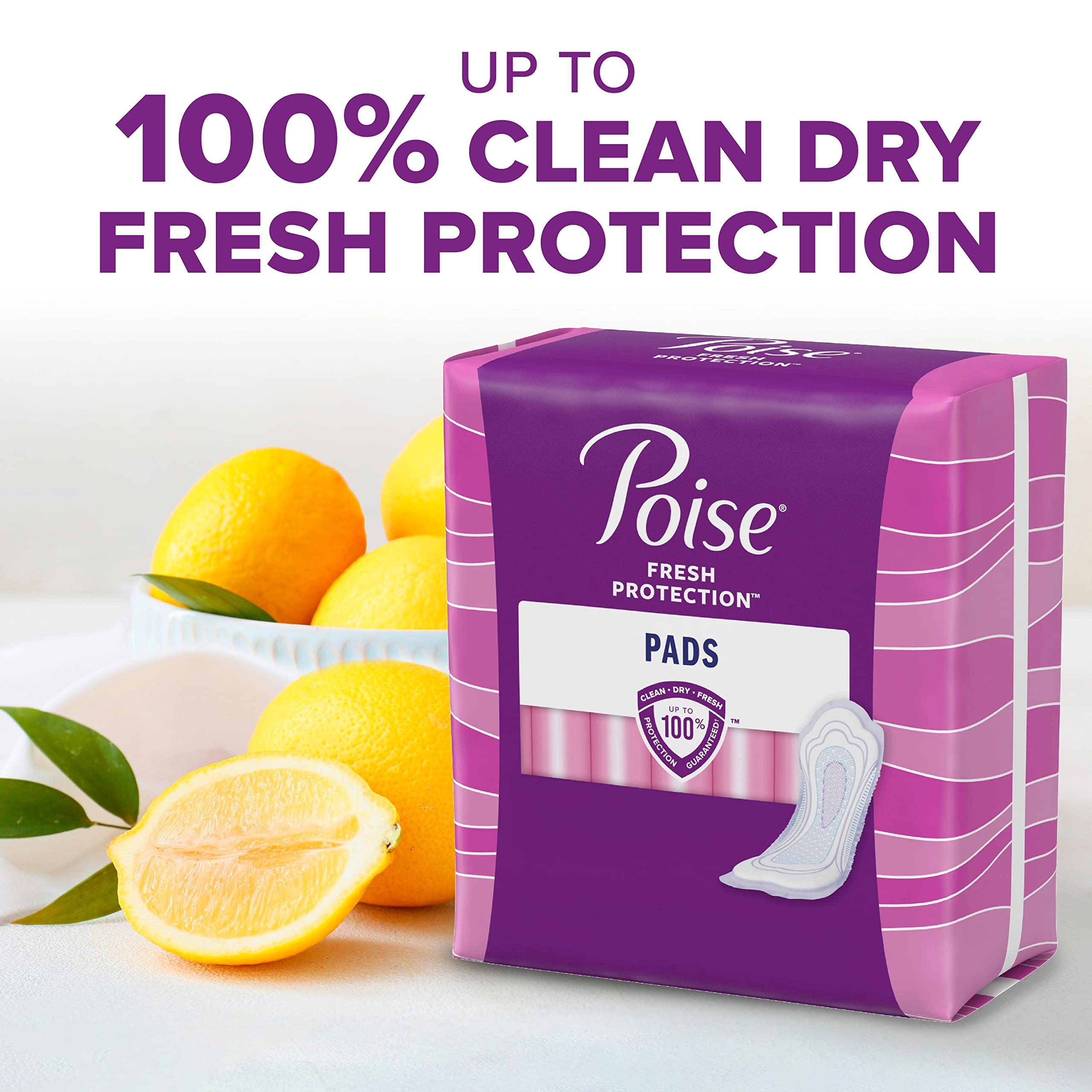 Poise Pad, Moderate Absorbency, Regular, 66ct - 4 Pack