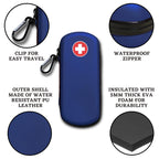 CozmicDriftr EpiPen Carrying Case, Durable EVA Foam, Water Resistant, Holds 2 Epipens, Auvi-Q, Eye Drops, Nasal Sprays and Other