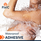 Fixi? Sensor Covers 25 Pack 3 1/2 - Perfect Freestyle Adhesive Bandages for Libre 1, 2, 3 & Plus - G7 & Stelo - Guardian - Water