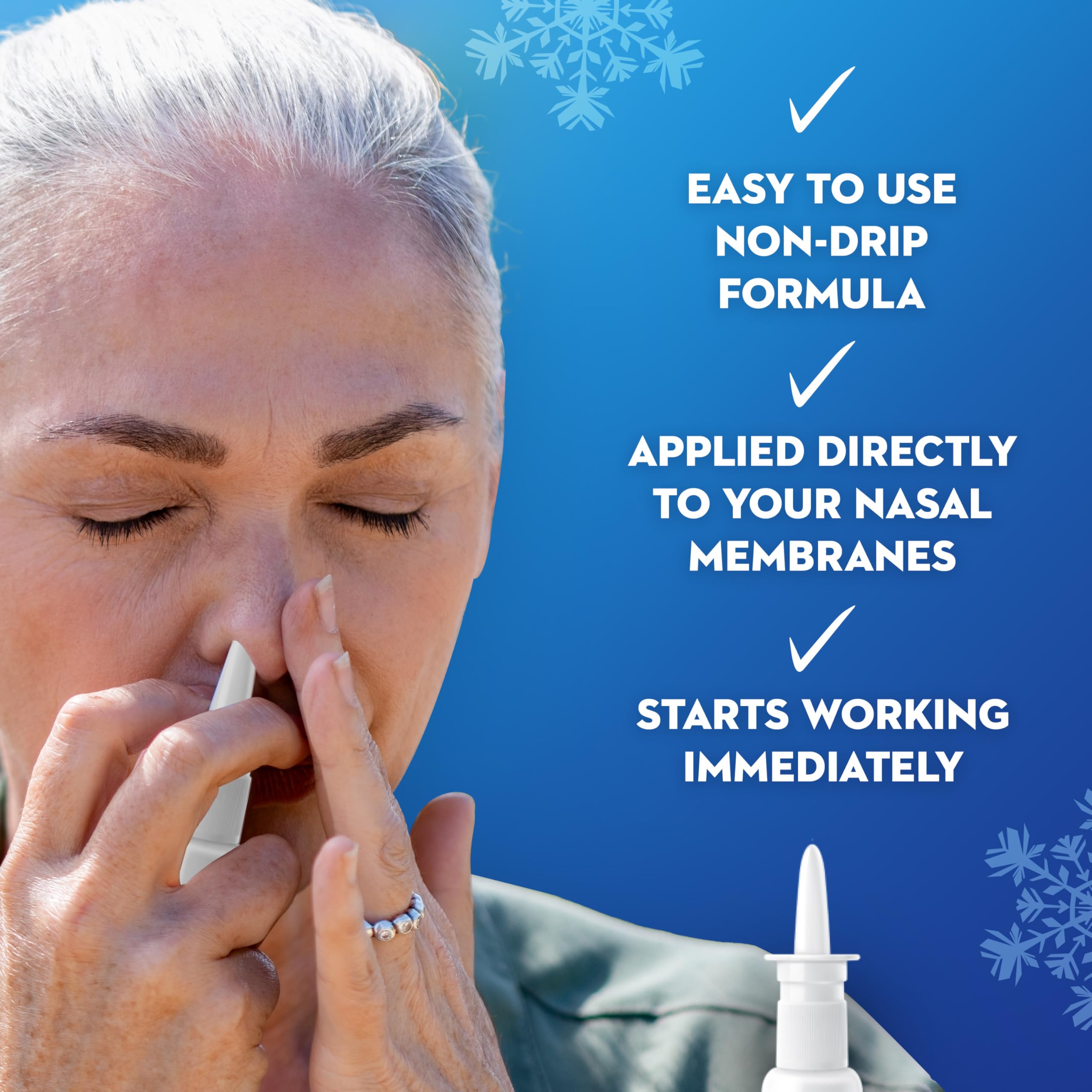 Mucinex Mucinex Severe Nasal Congestion Relief Clear & Cool Nasal Spray, Cooling Menthol Flavor (Pack Of 3), 3/4 Fl Ounce