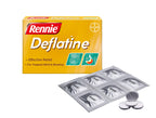 Rennie Deflatine Trapped Wind & Bloatedness Relief Tablets Sugar-Free Mint - 36 Tablets