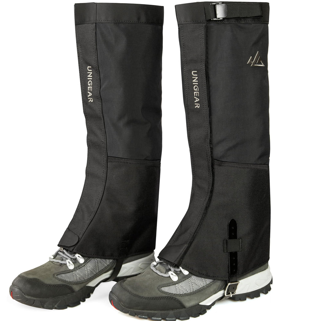 Unigear Snow Leg gaiters, Waterproof Boot gaiters for Hiking Walking climbing Hunting Skiing 1000D Fabric (Medium)