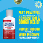 Mucinex Fast-Max Severe Congestion and Cough Liquid, 9 fl. oz., Fast Acting Maximum Strength Formula for Multi-symptom Relief (p