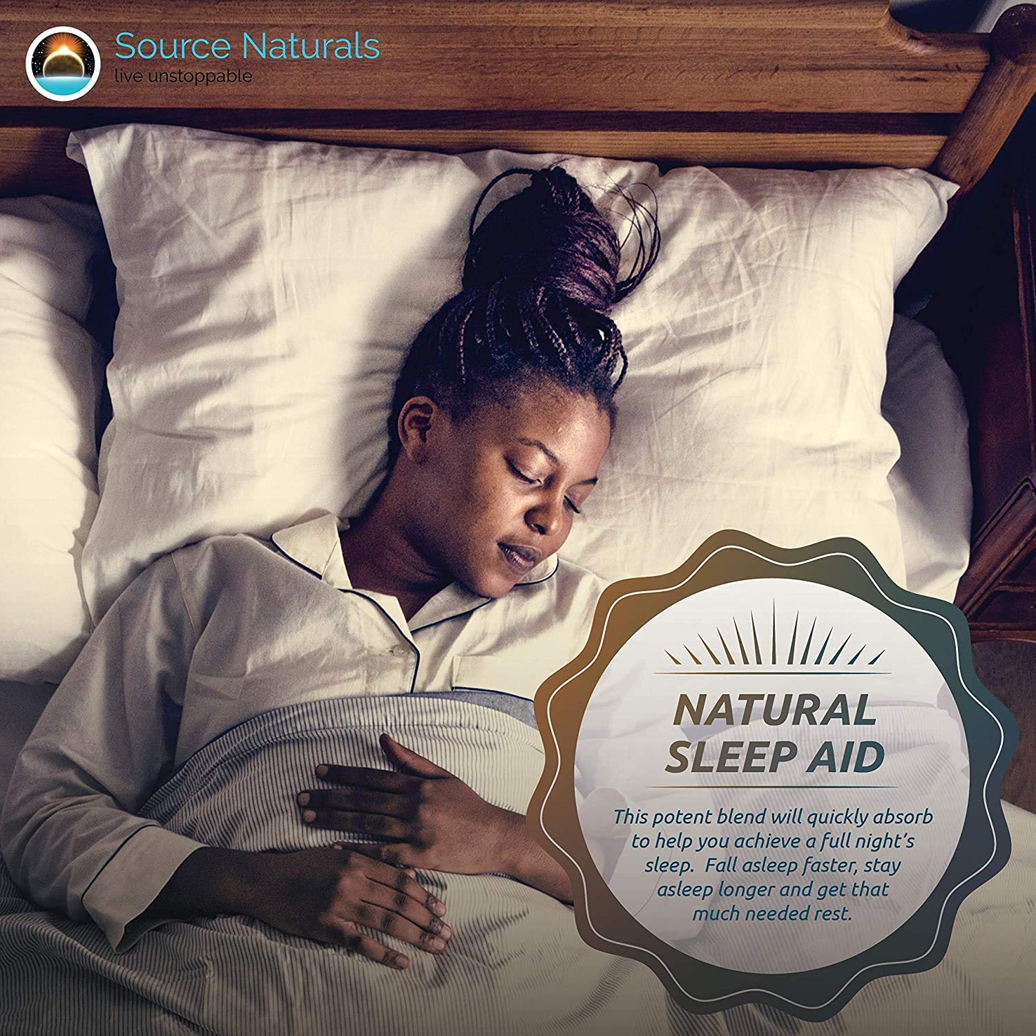 Source Naturals Melatonin, Sleep Supplement, 2.5 mg - 240 Peppermint Flavored Lozenges