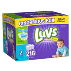 Luvs Diapers, Size 2, 216 Count