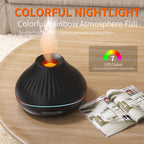 Essential Oil Diffuser,Aroma Scent Diffusers for Home Fire Flame Aromatherapy Diffuser, 160Ml Ultrasonic Cool Mist Humidifier wi