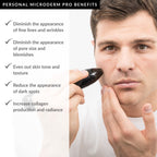 PMD Beauty Personal Microderm Pro - At-Home Microdermabrasion Machine with Kit for Face & Body - Exfoliating Crystals and Vacuum