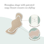 Rael Reusable Pads Menstrual, Organic Cotton Cover Pads - Postpartum Essential, Regular Absorbency, Thin Cloth Pads, Leak Free,