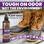 Uncle Todds Shoe Deodorizer Spray - Proven & Powerful Enzyme Formula Spray for Shoe Odor Elimination in All Footwear (Midnight