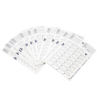 Ezy Dose Disposable (31-Day) Pill, Medicine, Vitamin Organizer Box | Monthly Planner Refill Pack | Kit includes 12 Cards and Bli