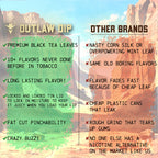 Outlaw Dip - Orange Creamsicle - Fat Cut - 6 Pack - Tobacco & Nicotine Free Chew