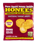 Honees Honey Filled Drops, Honey Cough Drops with Real Honey-Natural Sore Throat Relief-Nothing Artificial-Throat Coat Lozenges,