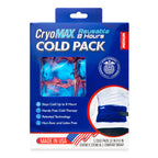 Cryo-Max Cold Pack, 8 Hour Reusable Cold Therapy Ice Pack for Elbows, Knees, Neck + More, Medium, 6 x 12 (1 Count)