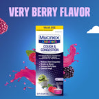 Mucinex Childrens Congestion & Cough Liquid, Berrylicious, 6.8oz (Packaging May Vary)