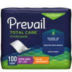 Underpad Prevail Super, 30 X 30, Heavy Absorbency, Up-100 - Case of 100