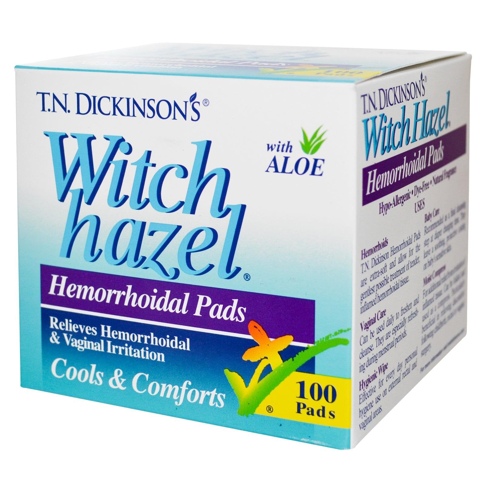 Dickinsons Brands Hemorrhoidal Pads - 100 Pads