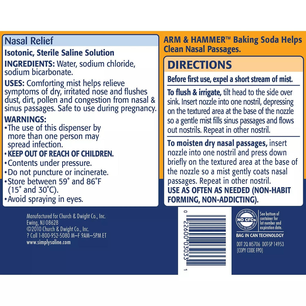 SIMPLY SALINE GIANT SIZE 4.25 OZ, Pack of 3