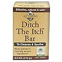 All Terrain Natural Ditch the Itch Bar, To Cleanse & Soothe Itchy, Irritated Skin, 4 oz