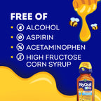 Vicks Kids NyQuil Honey Cold & Cough + Congestion Relief for Nighttime Sneezing, Runny Nose, Nasal Congestion & Cough, Flavored
