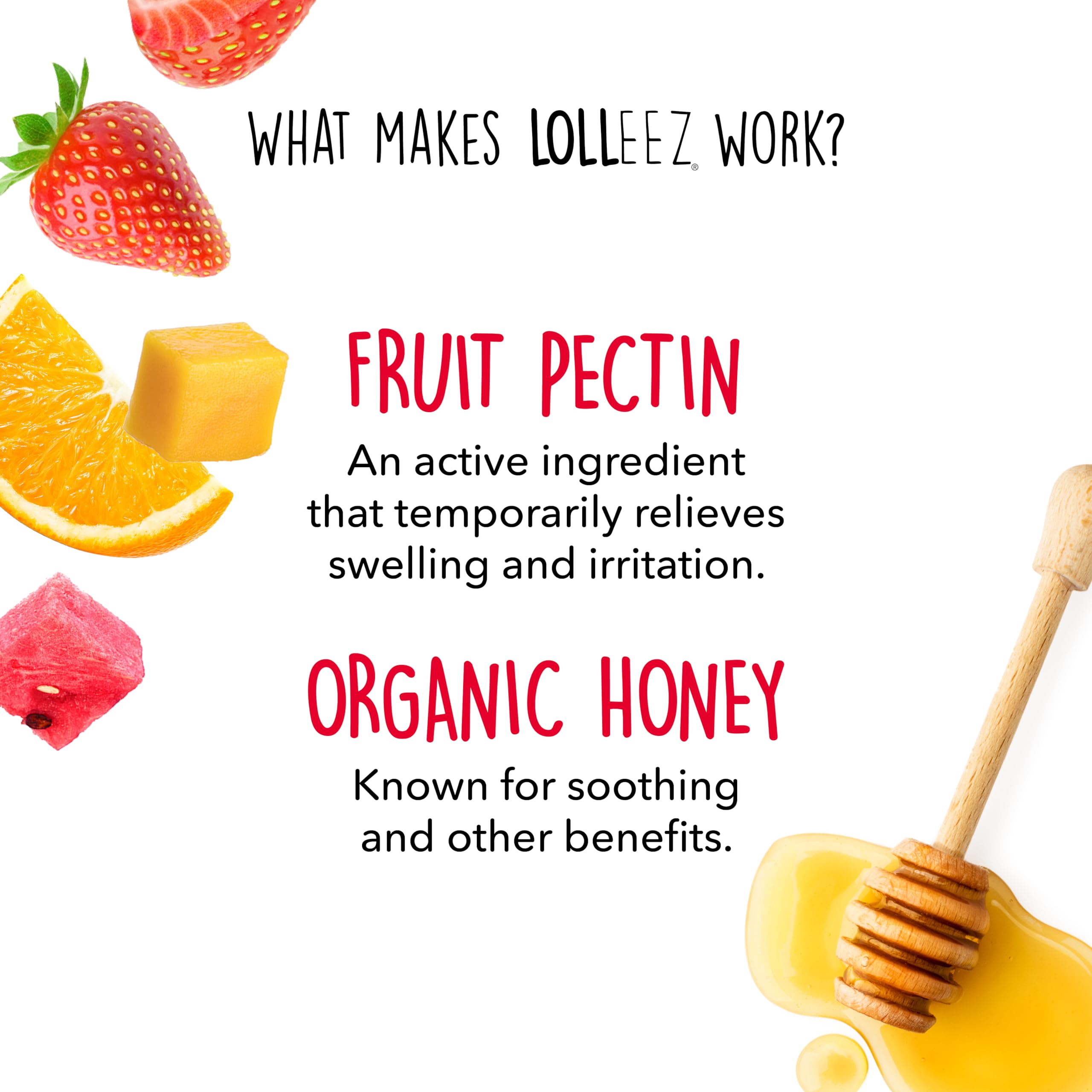 Lolleez Organic Lollipops Variety Pack for Sore Throat Relief - Strawberry, Watermelon & Orange Mango, 30 Total