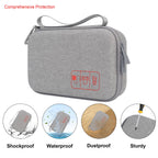 Elonbo Diabetic Supplies Travel Case, Glucose Meter Portable Storage Bag, Diabetic Care Kits Organizer Holder, Diabetic Supply C