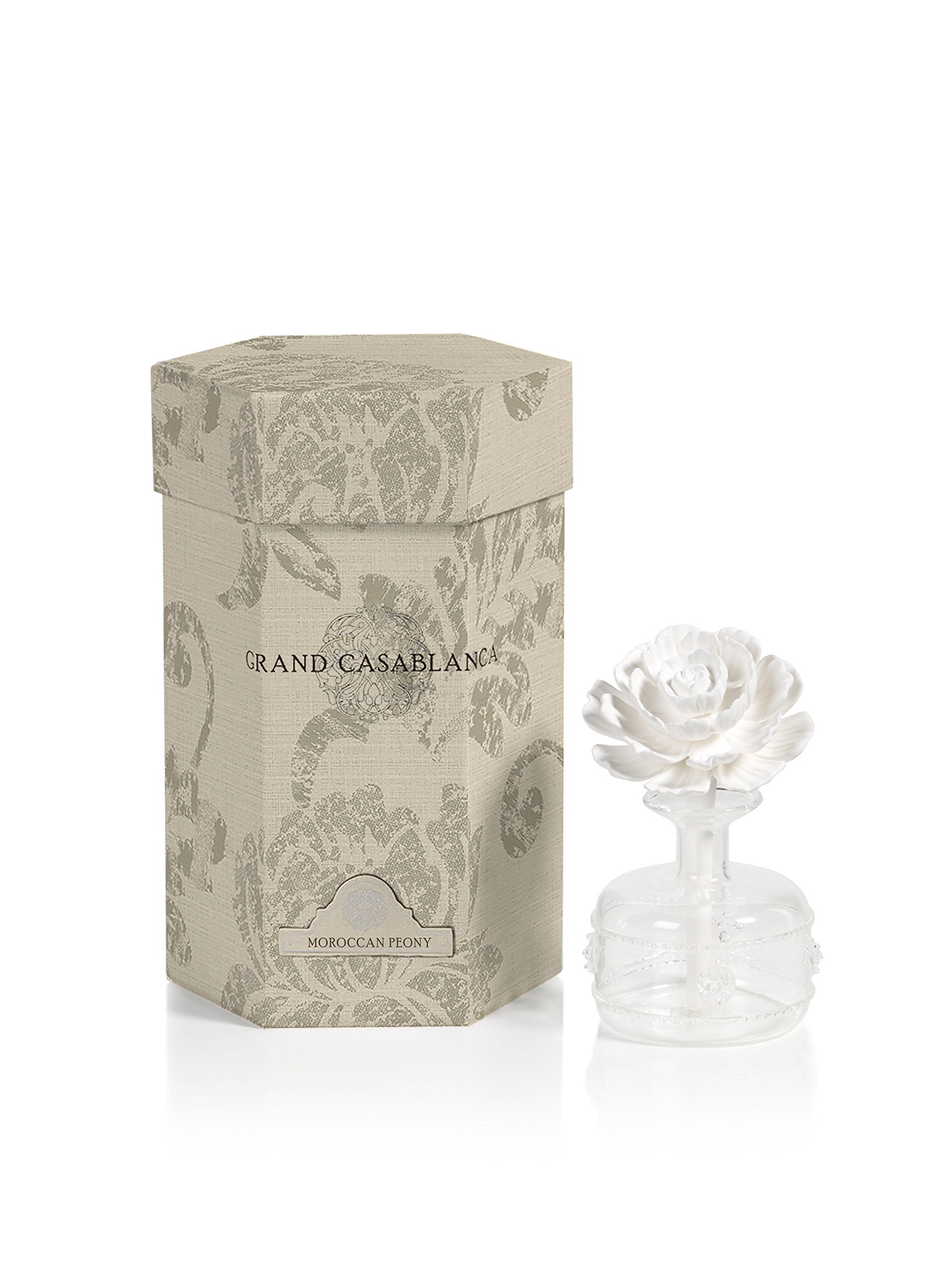 Zodax Mini Grand Casablanca Porcelain Diffuser Moroccan Peony