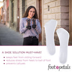 Foot Petals 3/4 Insole Cushions, Prevent Feet From Sliding Forward, Callus Prevention, Womens Heels, Wedges, Sandals, 1 pair, G