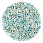 Orientrea 1.1lb Natural Crushed Startlight Rose Quartz Crystal Tumbled Chips-Healing Crystals Chips Bulk, Crushed Crystal Gemsto