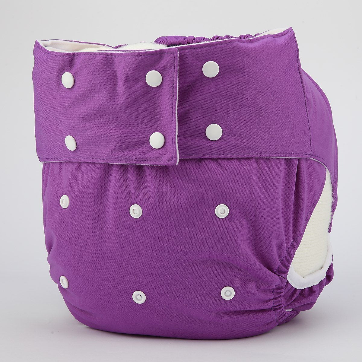 Sigzagor Teen Adult Cloth Diaper Nappy Reusable Washable for Disability Incontinence for Women Girls (Purple)