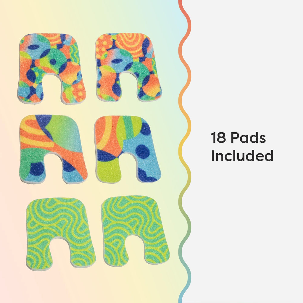 ZenToes U-Shaped Felt Callus Pads Protect Calluses from Rubbing on Shoes Reduce Foot and Heel Pain 1/8    Self-Adhesive Moleskin