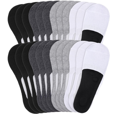 Twistover 12 Pairs Sockless Insole Covers No Show Sockless Shoe Liners Covers Odor Anti Slip Breathable Insoles Shoe Inserts for