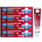 MED Pride Hydrocortisone 1 Percent Cream Anti Itch for Redness, Swelling, Rash, Bug Bites, Eczema Bulk Pack of 4 Travel Size 1 O