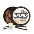 Grinds Coffee Pouches | Tobacco Free, Nicotine Free Healthy Alternative | 10 Cans of Vanilla | 18 Pouches Per Can | 1 Pouch eq. 