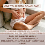 SACRALMOON Candida Cleanse - 8 Cleansing Ingredients for Digestive Support and Feminine Care - Oregano, Caprylic, Probiotics, Re