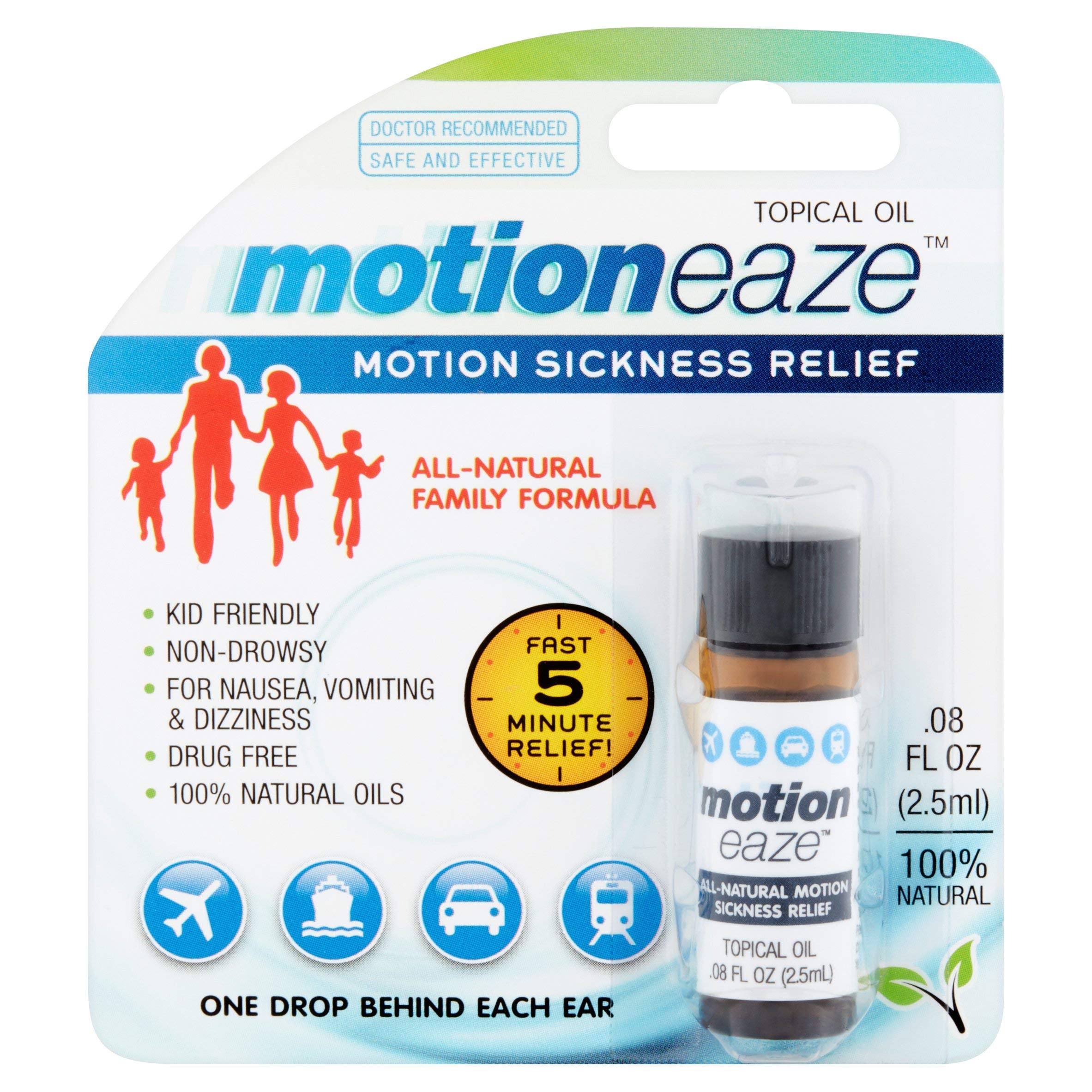 Motion Sickness Relief, 2.5 ml (30 Pack)