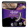 Always Discreet Boutique Incontinence Pads, for Bladder Leaks, Extra Heavy Absorbency, Long Length, 20 Count (Pack of 2) (Packag