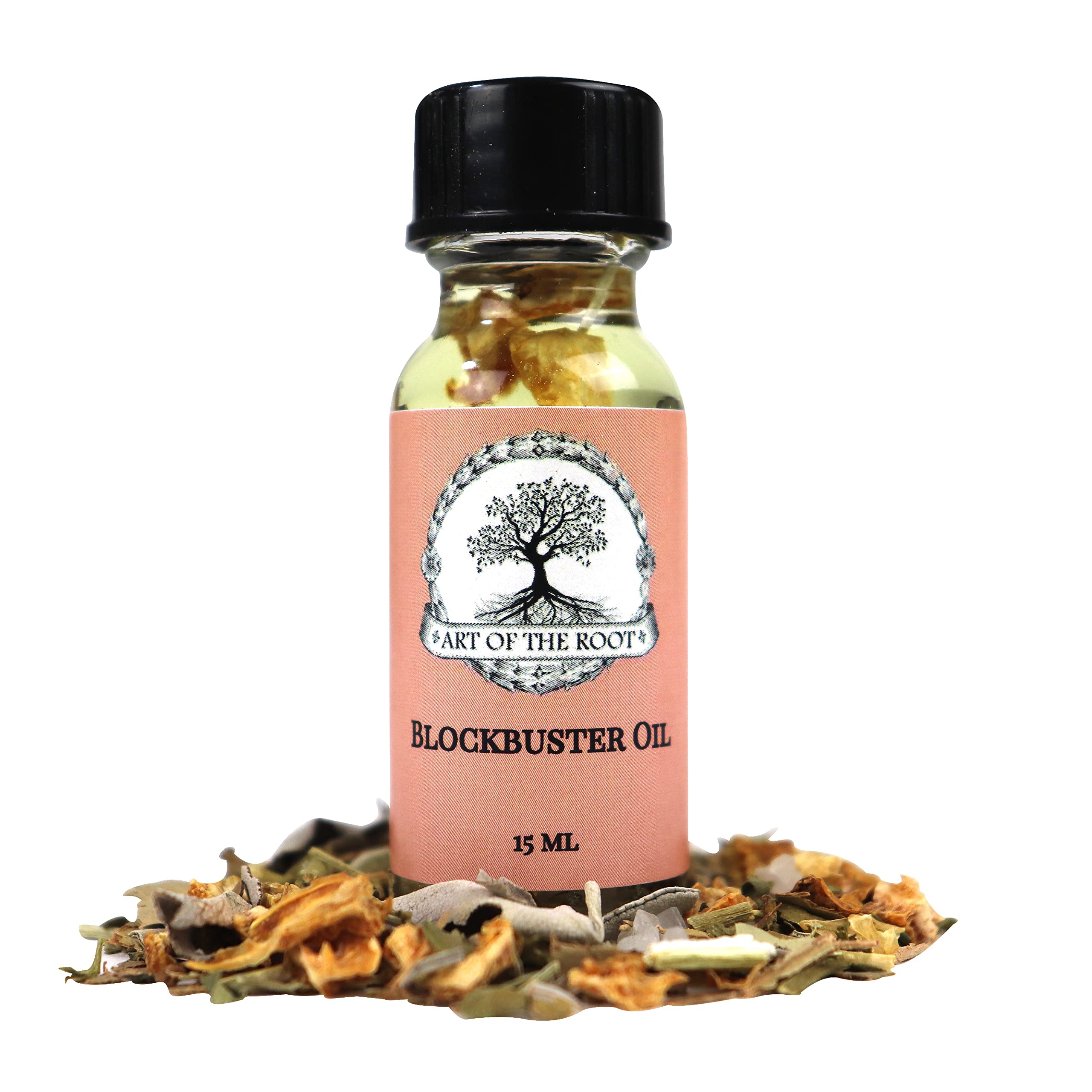 Blockbuster Oil 1/2 oz | Handmade with Herbs & Essential Oils | Road Opener & Removing Obstacles Rituals | Hoodoo Voodoo Wicca P
