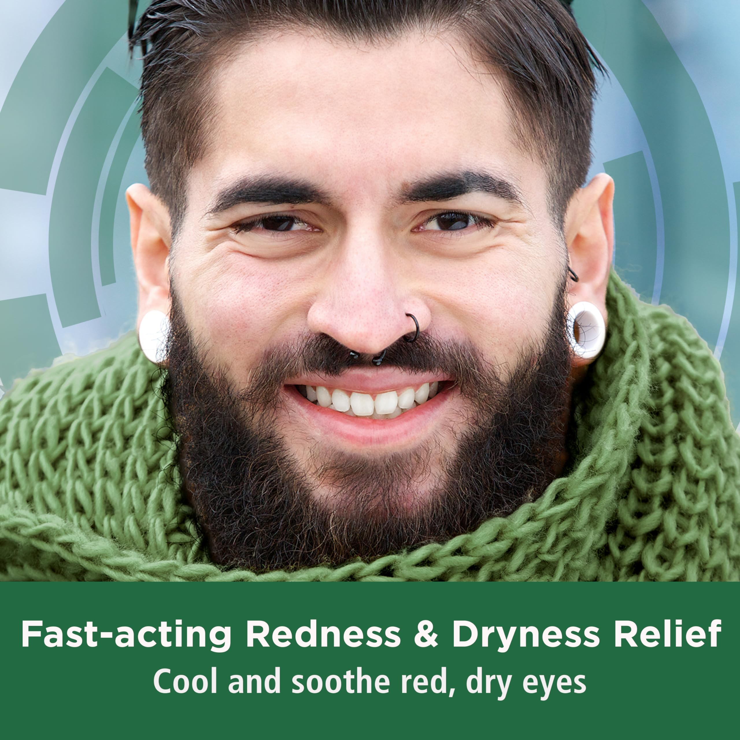 Rohto Cool Relief, Redness Reliever Lubricant Eye Drops, Relieves Redness, Prevents and Protects Further Irritation, Cools and S
