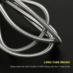 Brush Diameter 15mm 19mm -CPAP Tube Cleaning Brush-Suitable for Most CPAP Hose Type (Yellow)