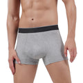 AIRCUTE Men Urinary Incontinence Underwear Washable Absorbency Soft Bladder Leak Proof Boxer Briefs 1 Pack (2X-Large,Gray)