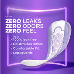 Always Discreet Adult Incontinence & Postpartum Liners For Women, Size 2, Very Light Absorbency, Long Length, 44 Count x 3 Packs