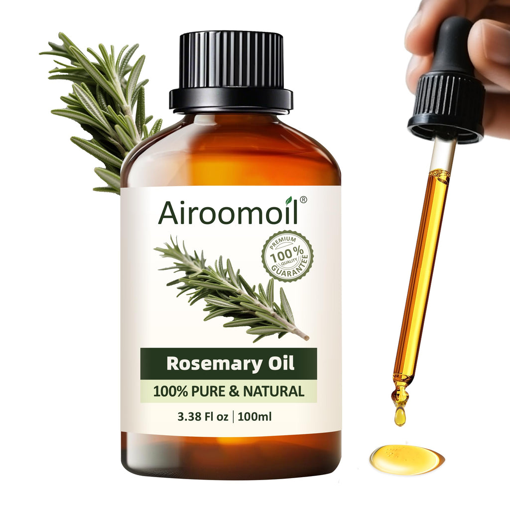Pure Rosemary Essential Oil Hair Natural Aromatherapy Skin & Body Care Candle Making Home Fragrance Diffuser Oil 4 Fl Oz