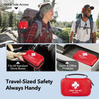 First Aid Kit for Car Home Travel Camping, 350pcs Compact Waterproof Hard Case, Public Emergency Must Have Survival Kits - Perfe