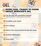 Spencers Gel Alkaline Formula (8oz) - lab-certified to kill Staph aureus on skin contact