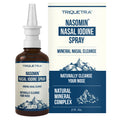 Nasomin Nasal Iodine - Nasal Antiseptic Spray - Neutralize Your Nose of Germs - Iodine + Fulvic Acid Blend -150+ Uses Per Bottle