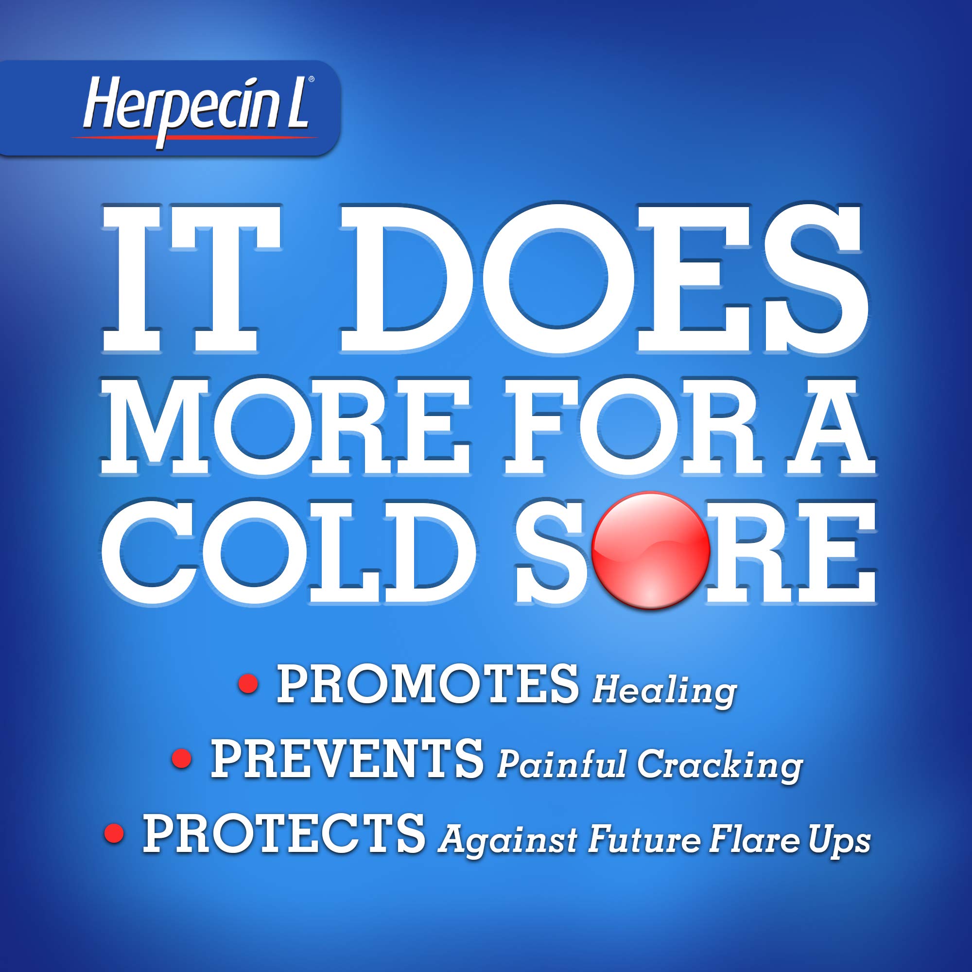 Herpecin L Lip Balm Stick 30 SPF 0.1 Ounce Tube Cold Sore Sun & Fever Blisters and Chapped Lips Relief Lip Balm with SPF30 and L