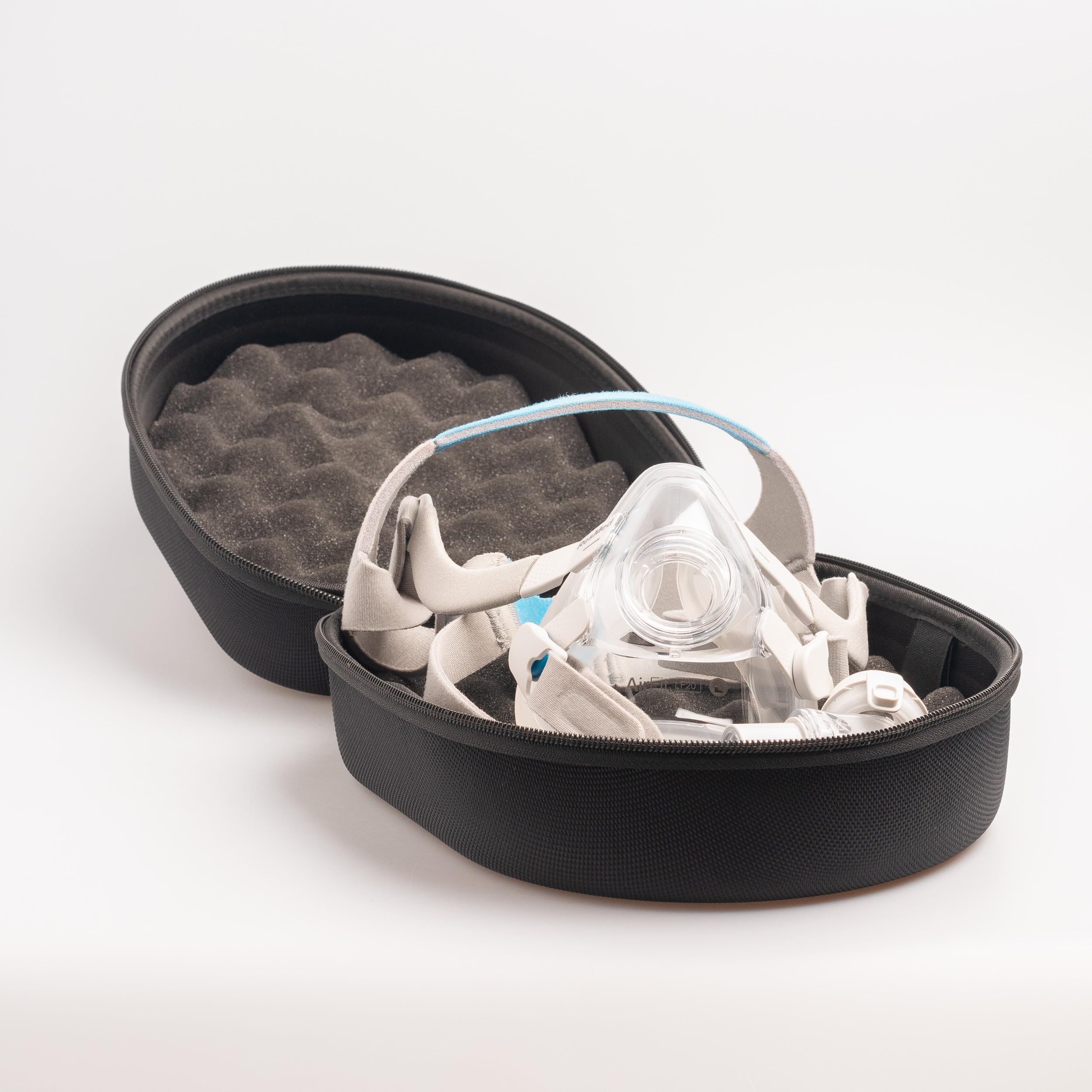 Snugell Durable CPAP Mask Travel Case and Protective Storage Bag - Oxford Shell with Soft Interior Lining - Universal Fit for Al