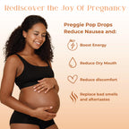 Preggie Pop Drops Pregnancy Nausea Relief Morning Sickness Candy with Essential Oils for Pregnant Women - Natural Green Apple, 3