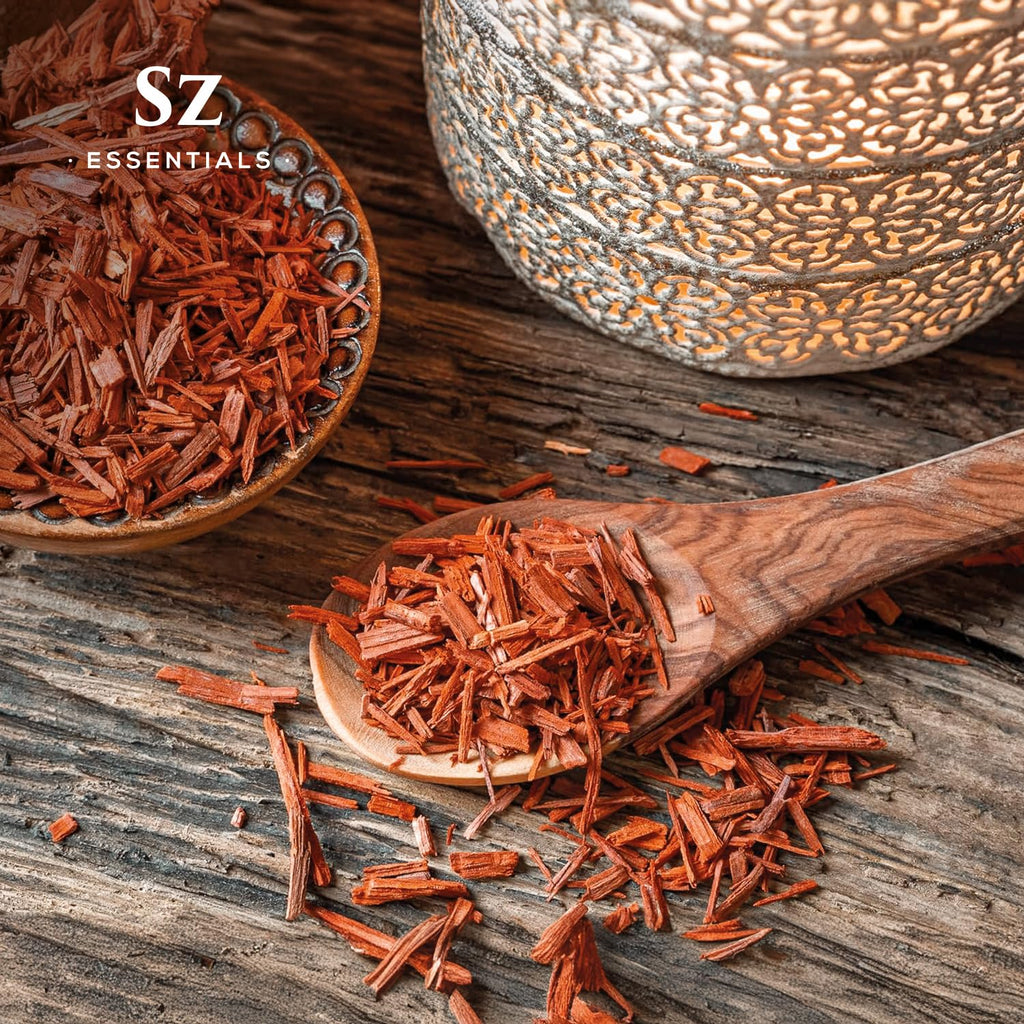 Sz Essentials - Sandalwood Essential Oil, 100% Pure, Natural Oil - (Santalum Album) Indian Sandalwood - Deep, Woody, Balsamic Sc