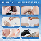 PURAX Saline Solution 0.9%,Nasal Cleanse for Babies, Kids and Adults, Isotonic Saline Solution for Eye Care, Wound Cleansing - 5